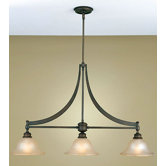 Pub 3 Light Kitchen Island Pendant