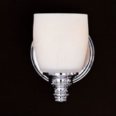 Bentley Single Vanity Light in Chrome