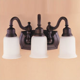 Canterbury  Vanity Light in Oil Rubbed Bronze