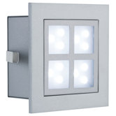 LED Wandeinbaustrahler "Window 2" in Alu