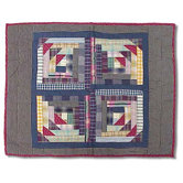 Wild Goose Log Cabin Standard Pillow Sham