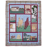 Horse Throw Quilt