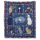 Kitty Cats Throw Quilt