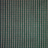 Green Hunter and Tan Checks Toss Pillow