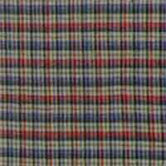 Tan and Blue Plaid Red Pink Line Toss Pillow