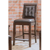 Tribecca Leather Bar Stool