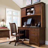Elite Crossover 54" W Computer Desk with Keyboard Tray and Hutch