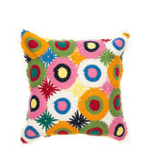 Crochet Pillow in Multi