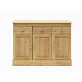 Driftwood Three Door Sideboard in Limed Oak