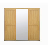Melody 3 Door Mirrored Sliding Wardrobe