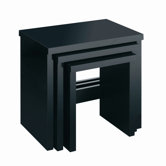 Manhattan Nest of Tables in Black Gloss