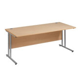 Maestro 25 SL Straight C frame Desk