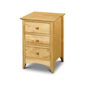 Kendal 3 Drawer Bedside Table