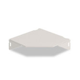 Parallel Series 36" Corner Worksurface in Gray