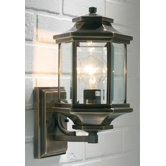 Ladbroke Outdoor Wall Lantern in Antique Brass