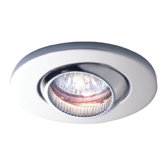 Eon Fire Rated Swivel Downlight in Satin Chrome