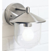 Poole Wall Lantern in Stainless Steel