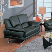Rogers Leather Loveseat