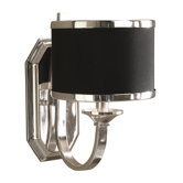 Tuxedo  Wall Sconce in Silver Plate