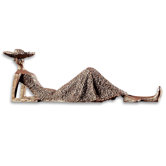 Summer Days Sculpture in Antiqued Bronze
