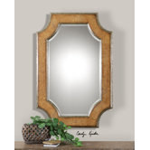 Besslen Mirror in Light Walnut stain