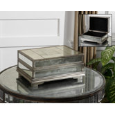 Trory Box in Antique Silver