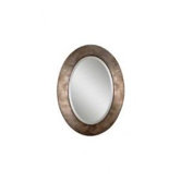 Kayenta Beveled Mirror in Antiqued Silver Champagne Leaf