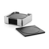 Plaza Coaster with Stand (Set of 6)