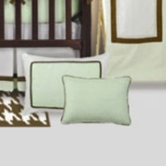 Quilted Circles Boudoir in Lime and Chocolate