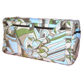 Retro Flowers Quilted Diaper Bag