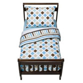 Mod Diamonds and Stripes Toddler Bedding Set