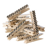Stripe Cloth Pin (Set of 20)