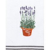 Piquettuch Lavendel aus Baumwolle