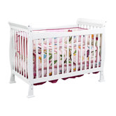 Reagan Three Piece Convertible Crib Nursery Set  with Toddler Rail in Oak