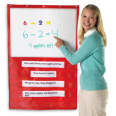 Write and Wipe Magnetic Hanging Pocket Chart