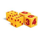 Giant Soft Cubes Dot 2/pk 5 Square