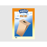 6-er Pack Staubsaugerbeutel "PH81" f&uuml;r Philips