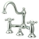 Cevterset Bathroom Faucet with Double Cross Handles
