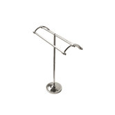 Vintage Pedestal Round Plate Towel Rack