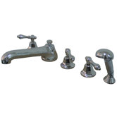 Roman Tub Faucet and Diverter Hand Shower