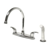 Daytona Centerset Kitchen Faucet with Double Lever Handles