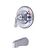 St. Charles Single Handle Wall Mount Tub Spout Modern Lever Handle