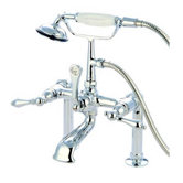 Hot Springs Deck Mount Clawfoot Tub Faucet with Handshower