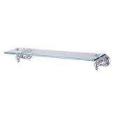 English Vintage Glass Shelf Holder