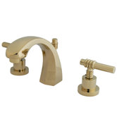 Milano Widespread Bathroom Faucet with Double Lever Handles