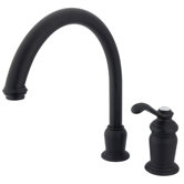 High Spout Widespread Kitchen Faucet with Templeton Lever Handle