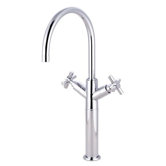 Vilbosch Single Hole Bathroom Sink Faucet with Double Cross Handles