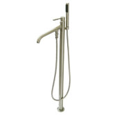 Concord Single Handle Floor Mount Pillar Type Roman Tub Faucet Trim Concord Lever Handle