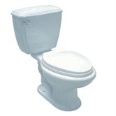Ecoline Close Coupled Toilet in White