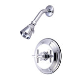 Shower Faucet with Elinvar Cross Handles